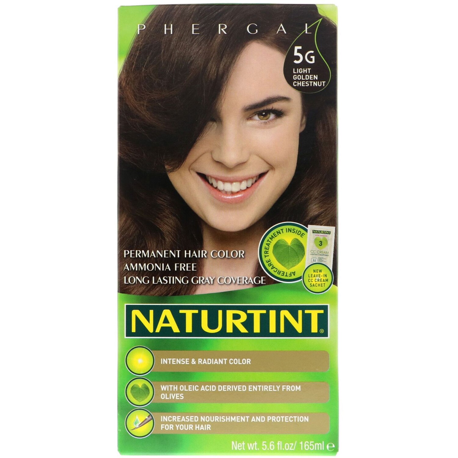 Naturtint Permanent Hair Color 5G Light Golden Chestnut 5.6 fl oz (165 ml)
Naturtint Permanent Hair Color 5G Light Golden Chestnut 5.6 fl oz (165 ml)