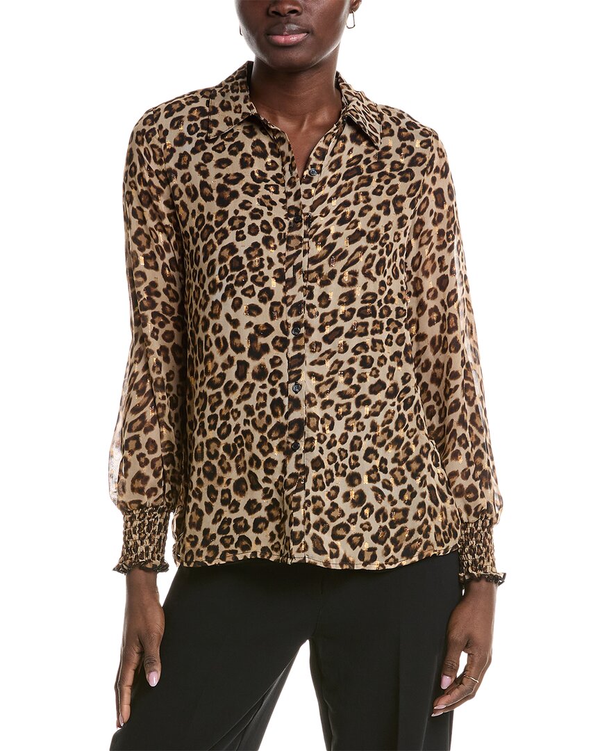 Блузка T Tahari со сборками на манжетах, бежевый
Блузка T Tahari со сборками на манжетах, бежевый