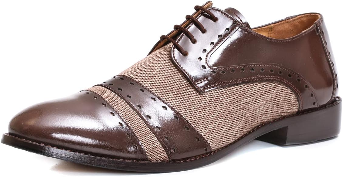 Мужские туфли LIBERTYZENO Oxford с крыльями из натуральной кожи с шнуровкой для взрослых, праздничная модель на Рождество, коричневый
Мужские туфли LIBERTYZENO Oxford с крыльями из натуральной кожи с шнуровкой для взрослых, праздничная модель на Рождество, коричневый