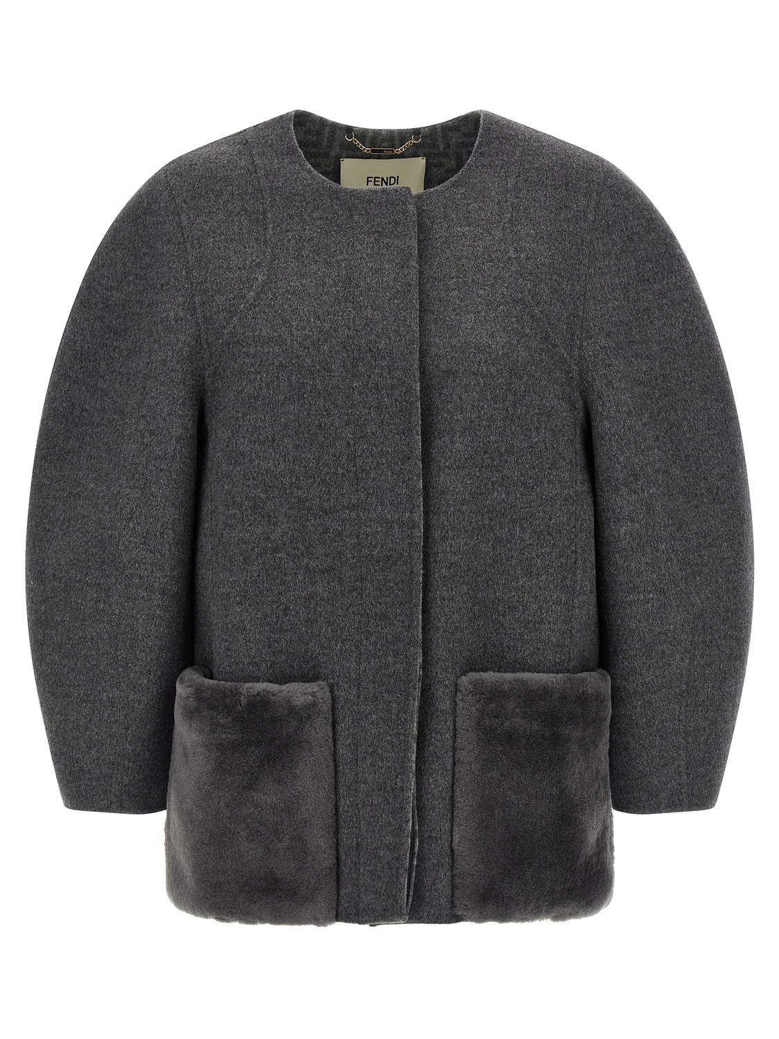 Блузон-кокон FENDI, серый
Блузон-кокон FENDI, серый