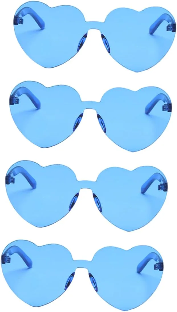 4 пары солнцезащитных очков в форме сердца без оправы для женщин. Модные очки для пляжа, путешествий, шопинга. Стильный аксессуар к любому наряду TINEASUR
4 пары солнцезащитных очков в форме сердца без оправы для женщин. Модные очки для пляжа, путешествий, шопинга. Стильный аксессуар к любому наряду TINEASUR