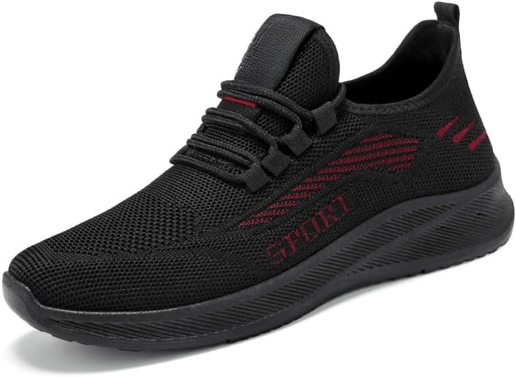 Мужская спортивная и повседневная обувь для ходьбы, легкие дышащие кроссовки для тенниса, противоскользящие, для работы, шопинга и путешествий Hhhchpm, черный/красный
Мужская спортивная и повседневная обувь для ходьбы, легкие дышащие кроссовки для тенниса, противоскользящие, для работы, шопинга и путешествий Hhhchpm, черный/красный