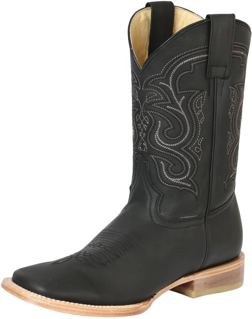 Мужские ковбойские сапоги El General Western, сумасшедшая черная кожа Generic
Мужские ковбойские сапоги El General Western, сумасшедшая черная кожа Generic