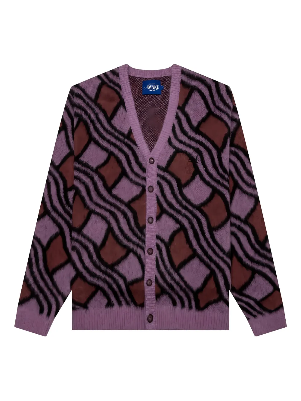 Кардиган из мохеровой смеси с волнистым жаккардом Awake NY, розовый
Кардиган из мохеровой смеси с волнистым жаккардом Awake NY, розовый