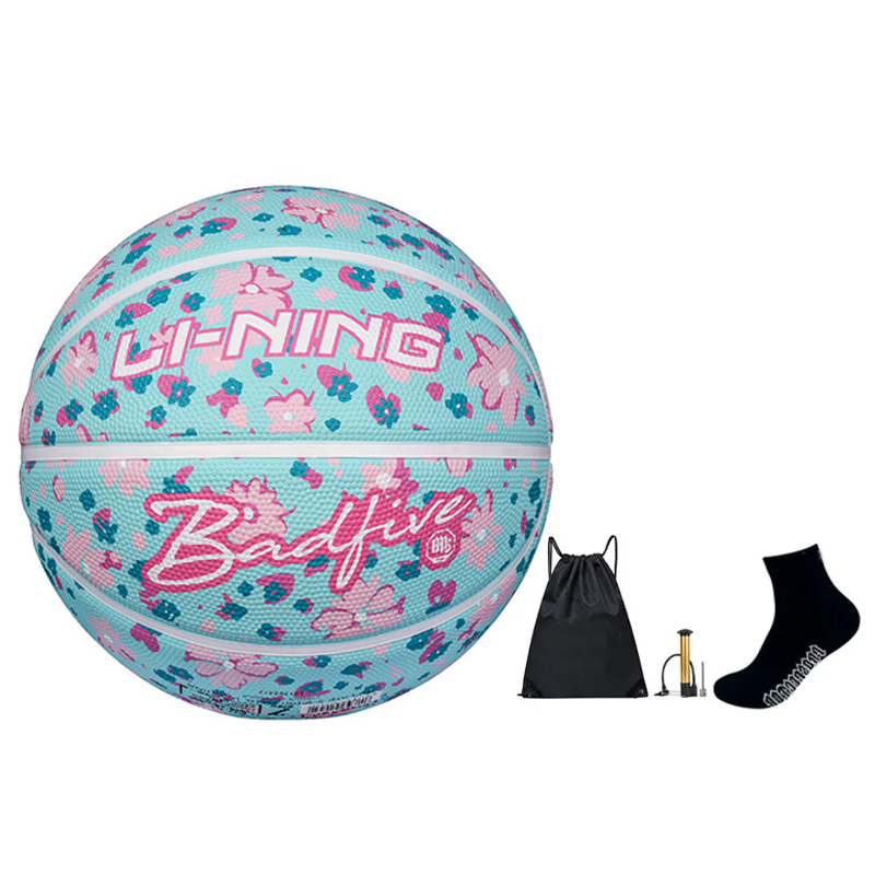 LINING Badfive резиновый баскетбольный мяч blue green pink white размер 7 тренировочный unisex
LINING Badfive резиновый баскетбольный мяч blue green pink white размер 7 тренировочный unisex