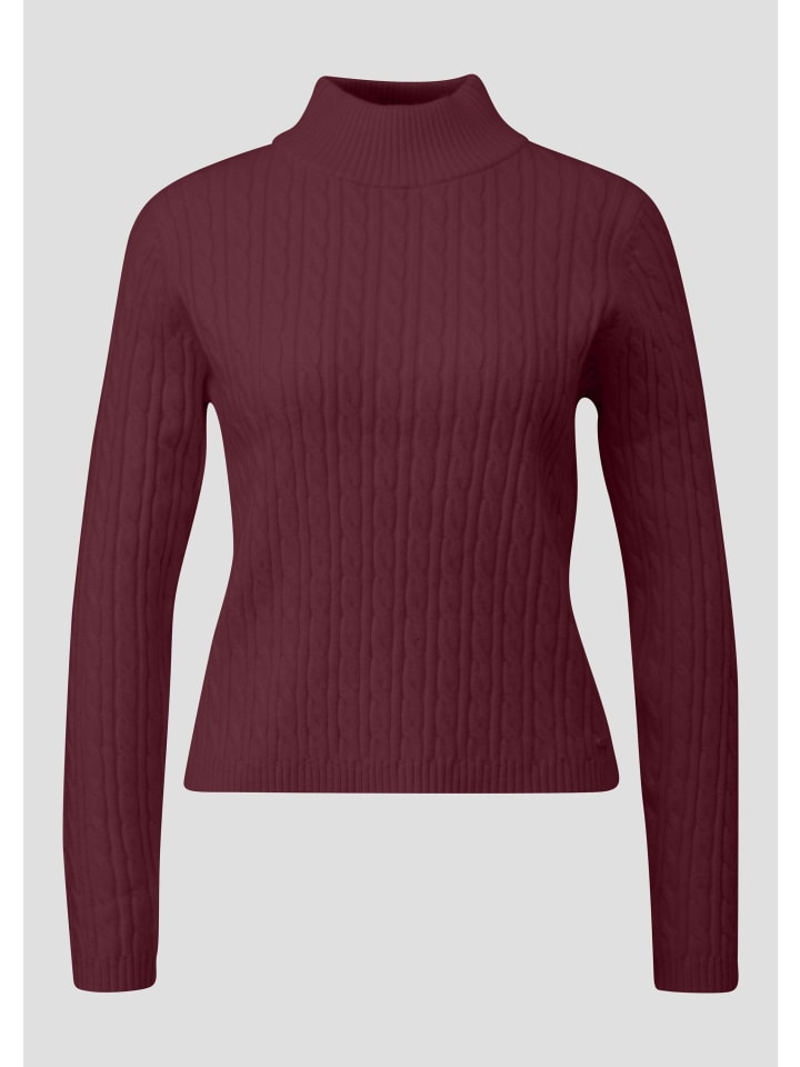 Вязаный свитер цвета 3900_bordeaux QS
Вязаный свитер цвета 3900_bordeaux QS