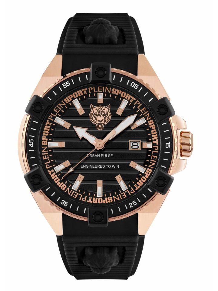 Plein Sport Мужские аналоговые часы черного цвета
Plein Sport Мужские аналоговые часы черного цвета