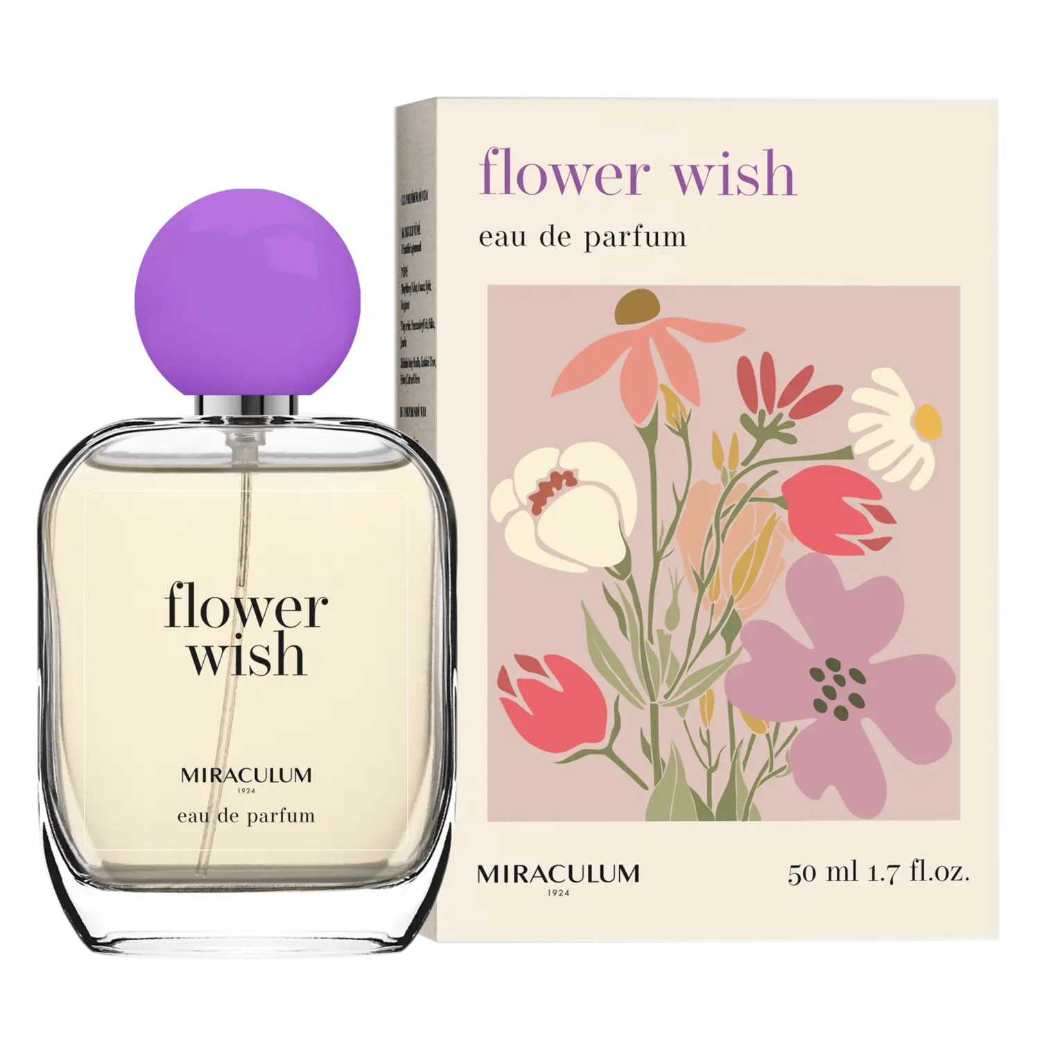 Женская парфюмированная вода Miraculum Flower Wish, 50 мл
Женская парфюмированная вода Miraculum Flower Wish, 50 мл