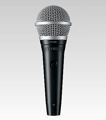 Вокальный микрофон Shure PGA48-QTR 
Вокальный микрофон Shure PGA48-QTR