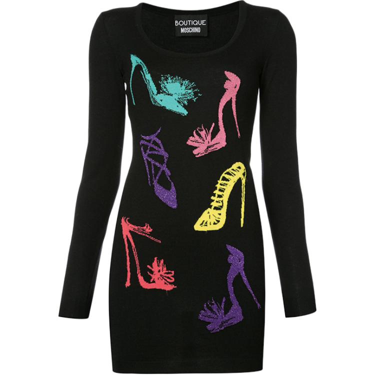 MOSCHINO Длинное платье с рукавами женское черное
MOSCHINO Длинное платье с рукавами женское черное