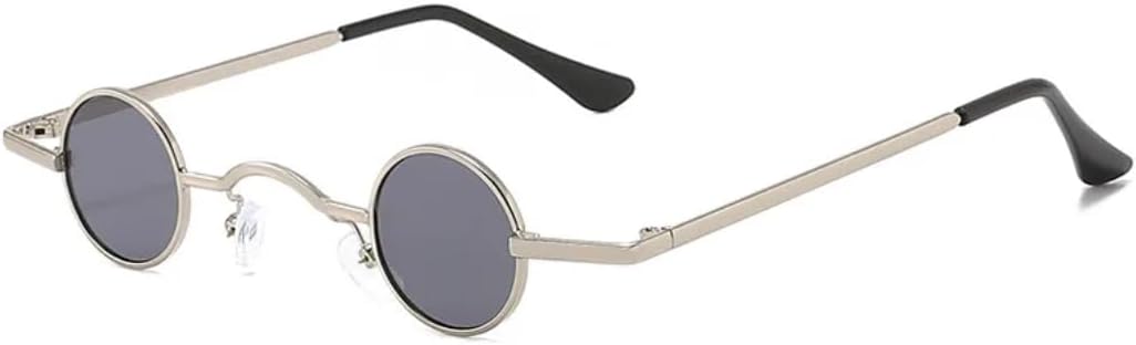 Солнцезащитные очки с защитой от УФ-излучения UV400 | Маленькая металлическая круглая оправа | для женщин и мужчин | для занятий спортом на открытом воздухе и вождения DSVIGF, Silver-black
Солнцезащитные очки с защитой от УФ-излучения UV400 | Маленькая металлическая круглая оправа | для женщин и мужчин | для занятий спортом на открытом воздухе и вождения DSVIGF, Silver-black