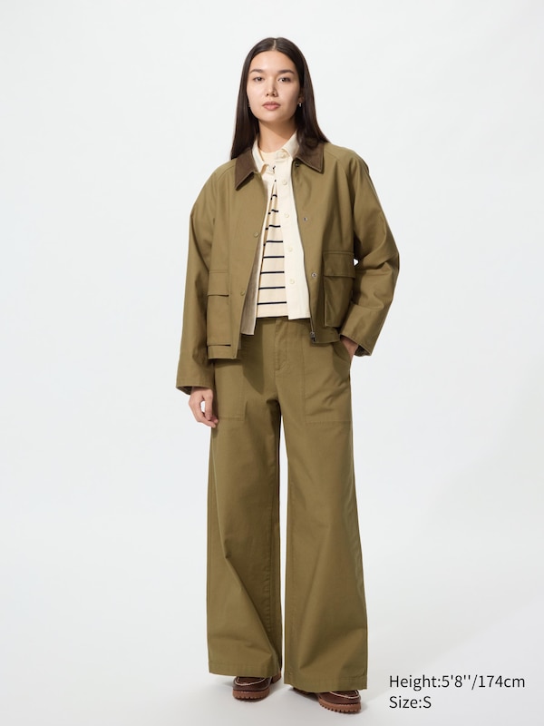 Утилитарные брюки из хлопковой парусины (удлиненные) Uniqlo, 33 khaki
Утилитарные брюки из хлопковой парусины (удлиненные) Uniqlo, 33 khaki