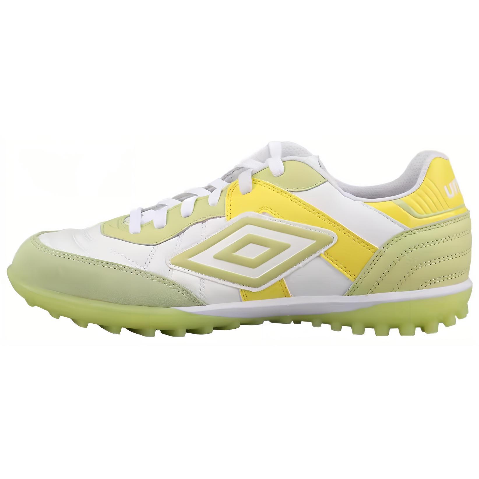 Umbro Speciali TF Turf Slip Resistant Coverage футбольные бутсы Unisex желтый зеленый белый
Umbro Speciali TF Turf Slip Resistant Coverage футбольные бутсы Unisex желтый зеленый белый