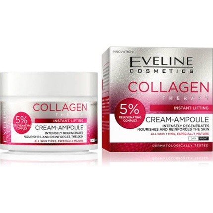 Eveline Collagen Интенсивно омолаживающий крем-ампула 5% День Ночь 50 мл Eveline Face & Body Care
Eveline Collagen Интенсивно омолаживающий крем-ампула 5% День Ночь 50 мл Eveline Face & Body Care