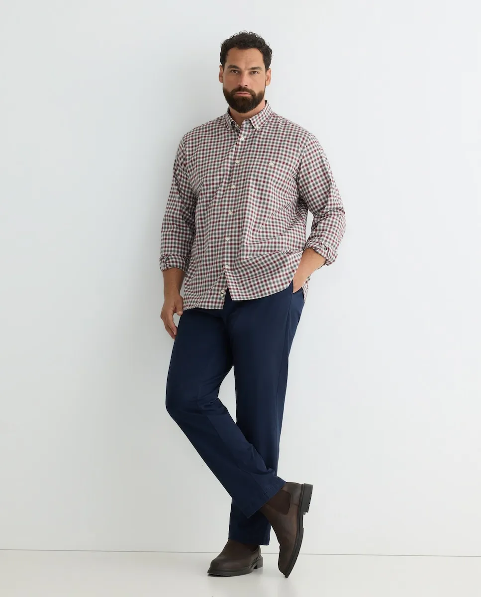 Спортивная рубашка больших размеров с длинными рукавами из твила в двухцветную клетку виши хаки Dustin
Спортивная рубашка больших размеров с длинными рукавами из твила в двухцветную клетку виши хаки Dustin