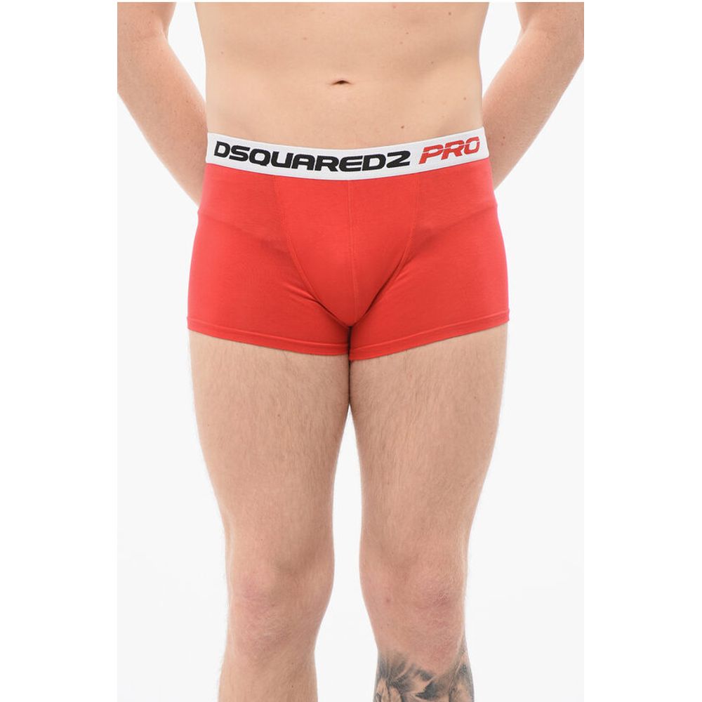 Эластичные трусы-боксеры PRO с логотипом на ленте Dsquared2, красный
Эластичные трусы-боксеры PRO с логотипом на ленте Dsquared2, красный