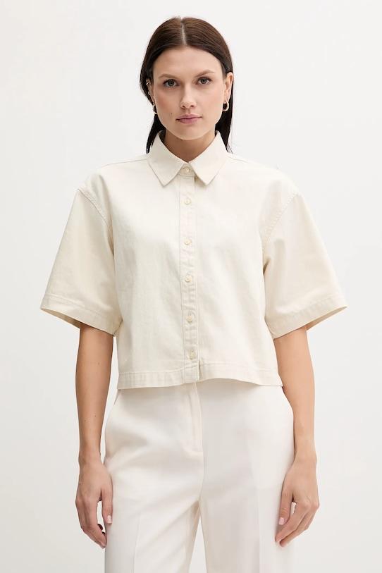 Рубашка с добавлением льна Calvin Klein Jeans, бежевый
Рубашка с добавлением льна Calvin Klein Jeans, бежевый