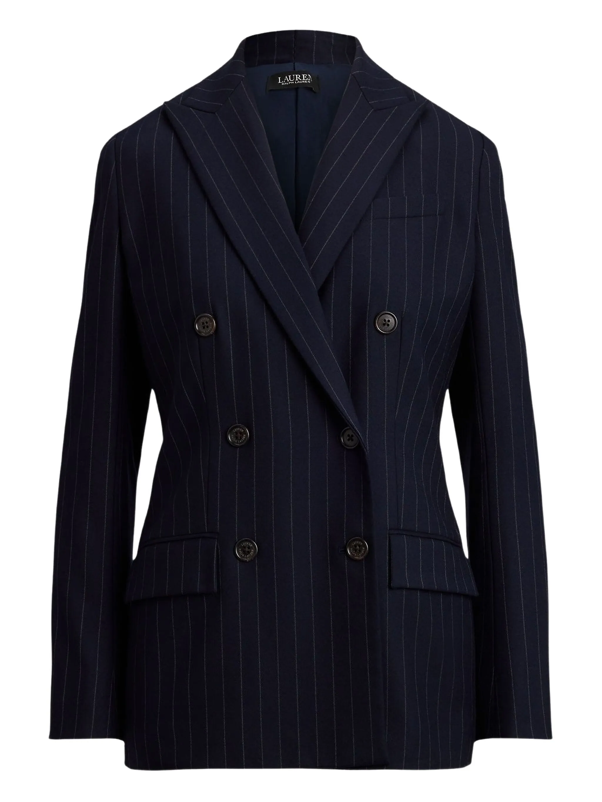 Двубортный блейзер в тонкую полоску Lauren Ralph Lauren, синий
Двубортный блейзер в тонкую полоску Lauren Ralph Lauren, синий