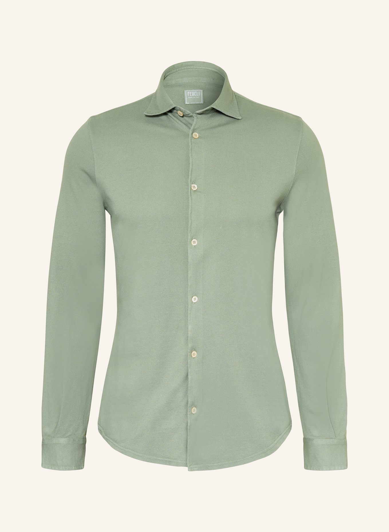 Рубашка пике, индивидуальная посадка Fedeli, зеленый
Рубашка пике, индивидуальная посадка Fedeli, зеленый