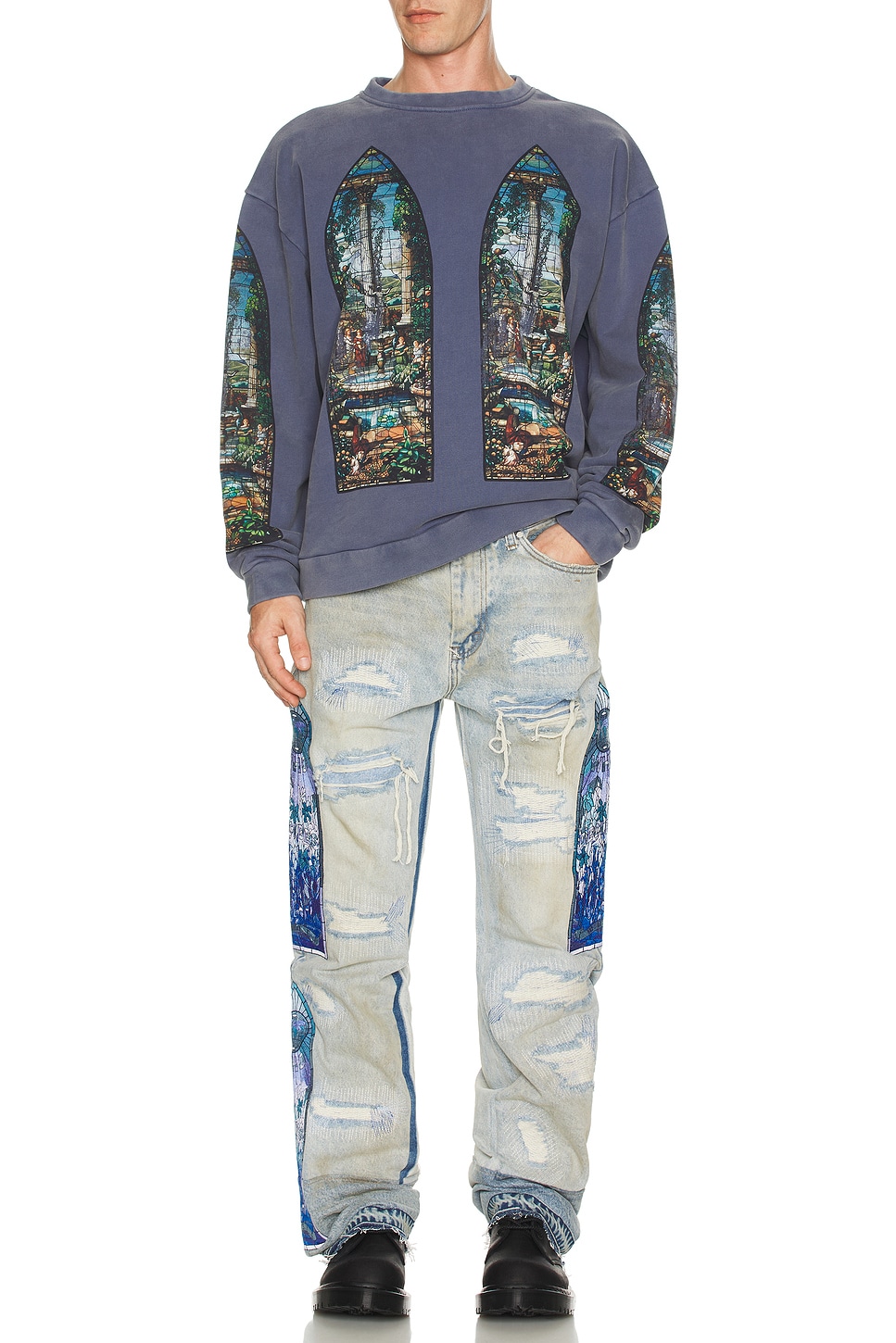 Видимый свитер с круглым вырезом Who Decides War By Ev Bravado, Indigo
Видимый свитер с круглым вырезом Who Decides War By Ev Bravado, Indigo