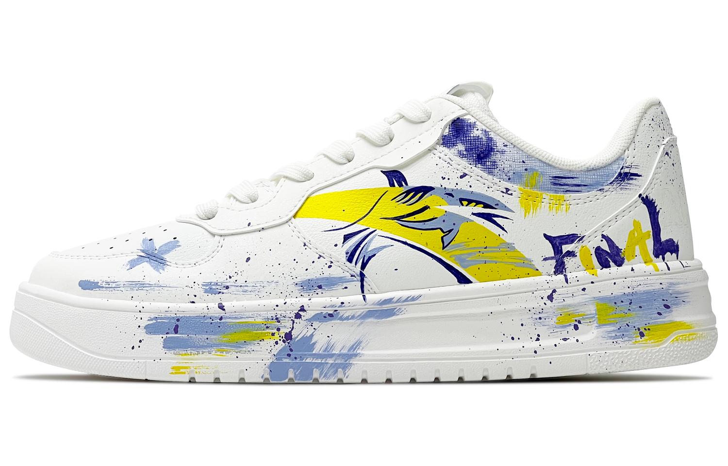 ANTA Кроссовки для скейтбординга Life Collection с противоскользящей амортизацией, низкие, мужские, белые, желтые, синие
ANTA Кроссовки для скейтбординга Life Collection с противоскользящей амортизацией, низкие, мужские, белые, желтые, синие