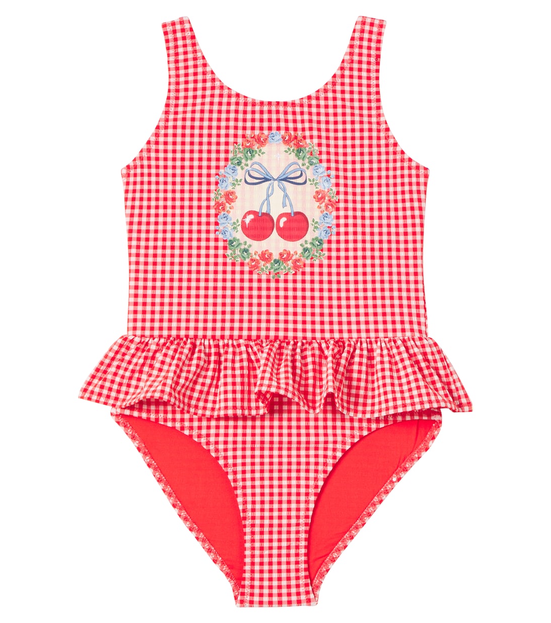 Солин купальник с оборками в клетку Konges Sløjd, Fiery Red
Солин купальник с оборками в клетку Konges Sløjd, Fiery Red