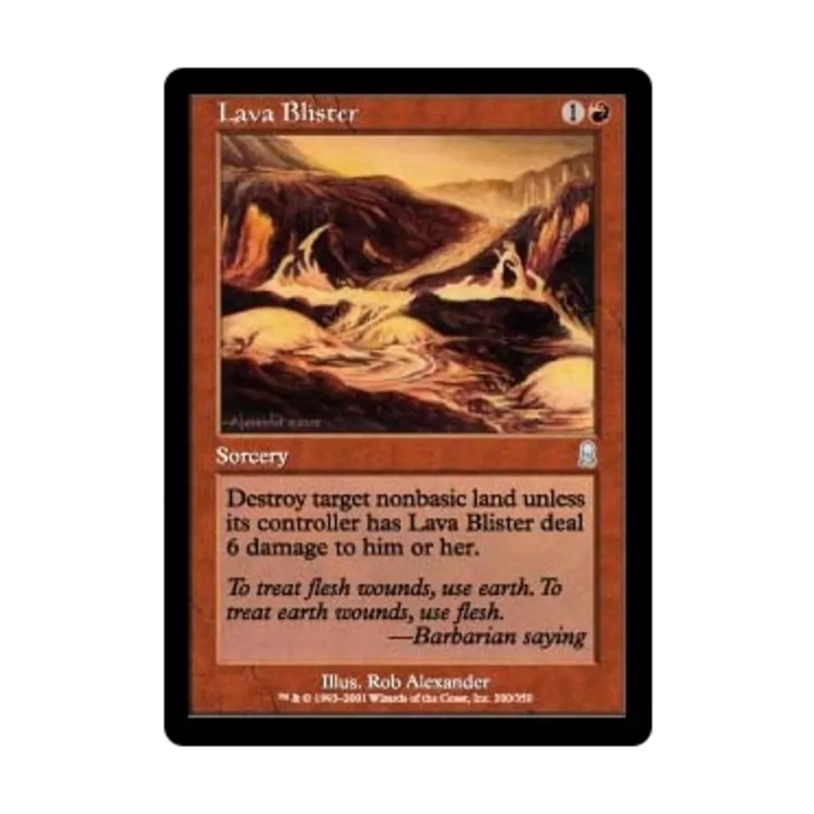 CCG Лавовый волдырь (U), MTG - Odyssey
CCG Лавовый волдырь (U), MTG - Odyssey