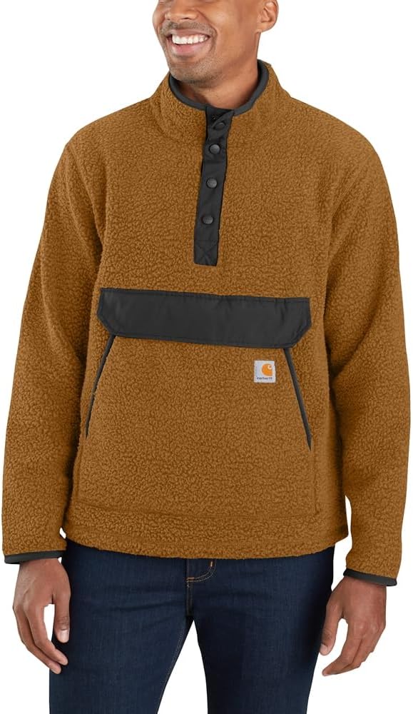 Carhartt Men's Relaxed Fit Fleece Pullover, Carhartt Brown
Carhartt Men's Relaxed Fit Fleece Pullover, Carhartt Brown