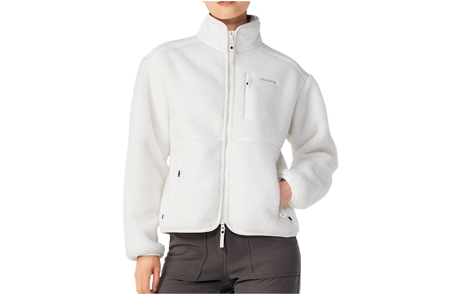 Бархатная куртка женская Decathlon, черный 
Бархатная куртка женская Decathlon, черный