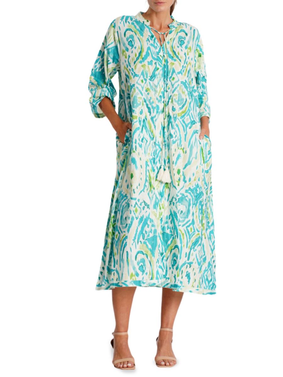 Легкое прикрывающее платье миди La Moda Clothing, зеленый
Легкое прикрывающее платье миди La Moda Clothing, зеленый