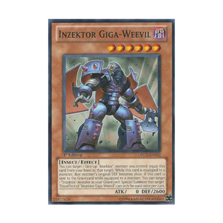 CCG Инзектор Гига-Долгоносик (Обычный), Yu-Gi-Oh - Order of Chaos - Singles
CCG Инзектор Гига-Долгоносик (Обычный), Yu-Gi-Oh - Order of Chaos - Singles