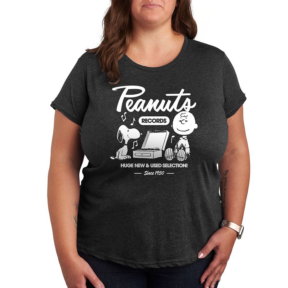 Футболка Plus Peanuts Snoopy & Charlie Brown Records с рисунком Licensed Character, цвет Heather Charcoal
Футболка Plus Peanuts Snoopy & Charlie Brown Records с рисунком Licensed Character, цвет Heather Charcoal