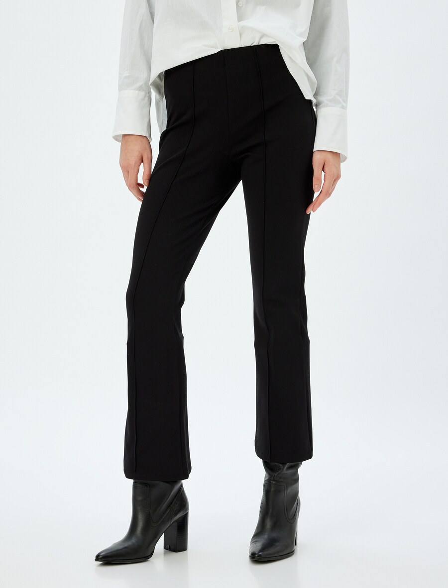 Расклешенные брюки Koton, черный
Расклешенные брюки Koton, черный
