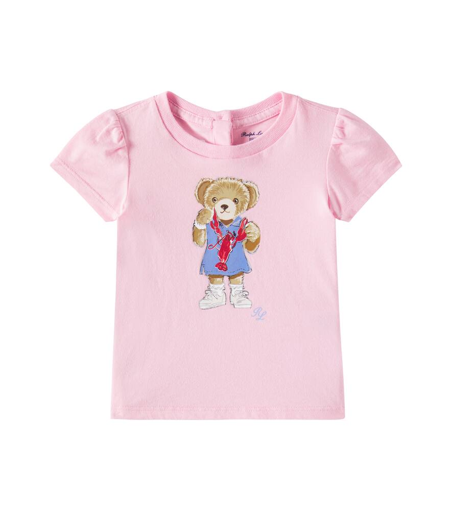 Детская футболка из хлопкового джерси с медвежонком Polo Polo Ralph Lauren Kids, Bath Pink
Детская футболка из хлопкового джерси с медвежонком Polo Polo Ralph Lauren Kids, Bath Pink