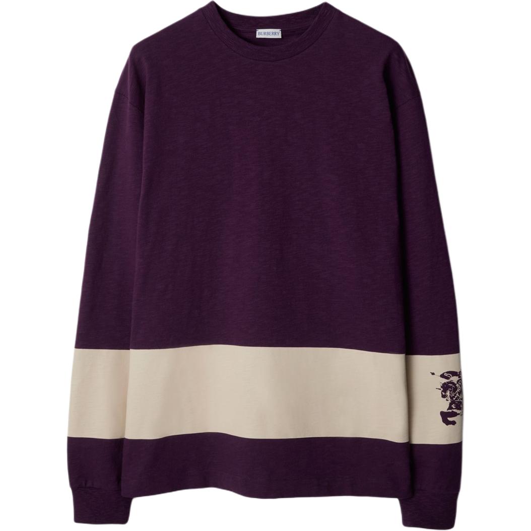 SS24 Трикотаж Мужская Трехцветная Фиолетовая Футболка Burberry
SS24 Трикотаж Мужская Трехцветная Фиолетовая Футболка Burberry