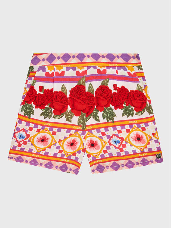 Тканевые шорты свободного кроя Guess, мультиколор
Тканевые шорты свободного кроя Guess, мультиколор