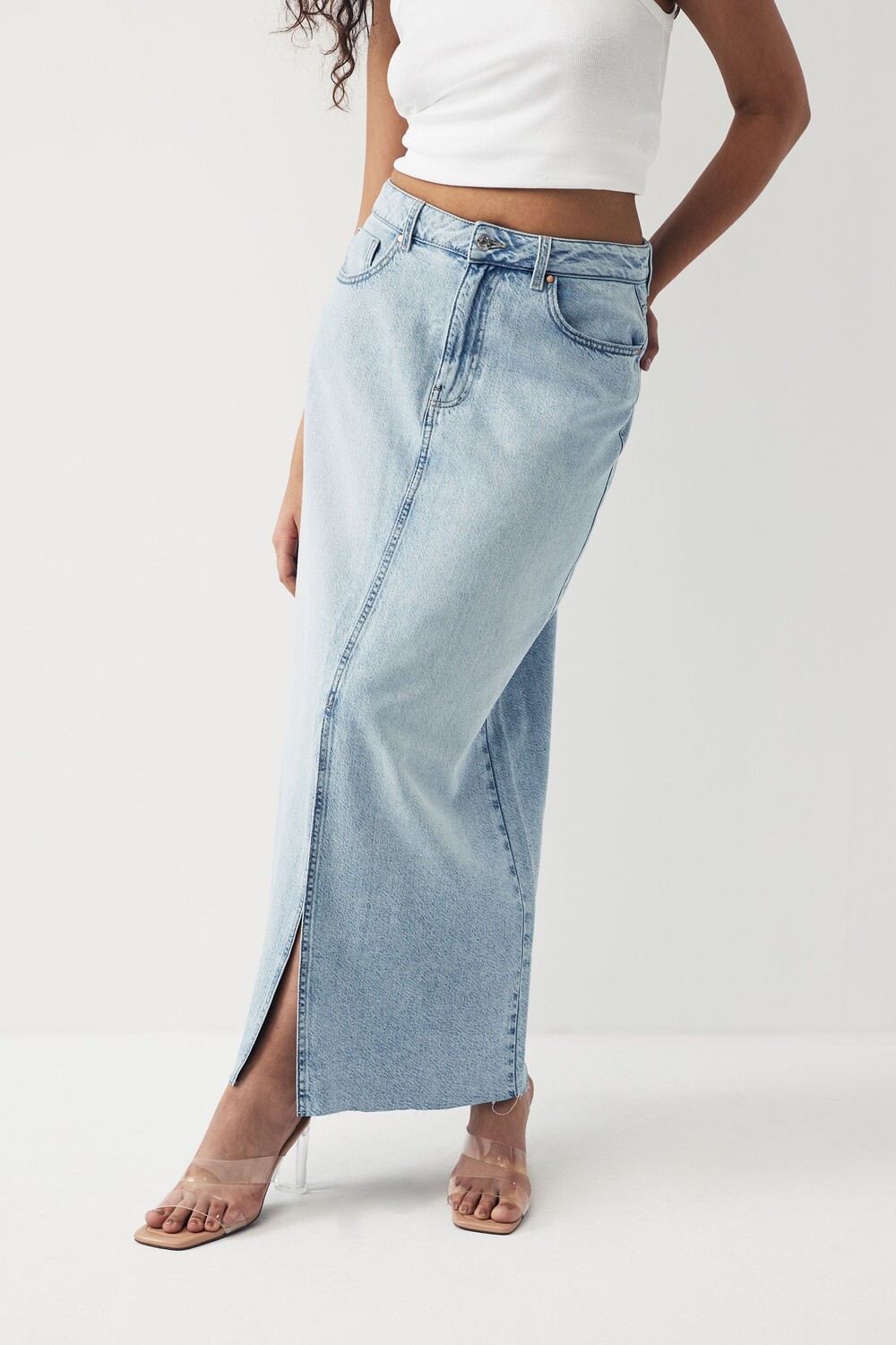 Джинсовая юбка макси «песочные часы» Next, синий
Джинсовая юбка макси «песочные часы» Next, синий