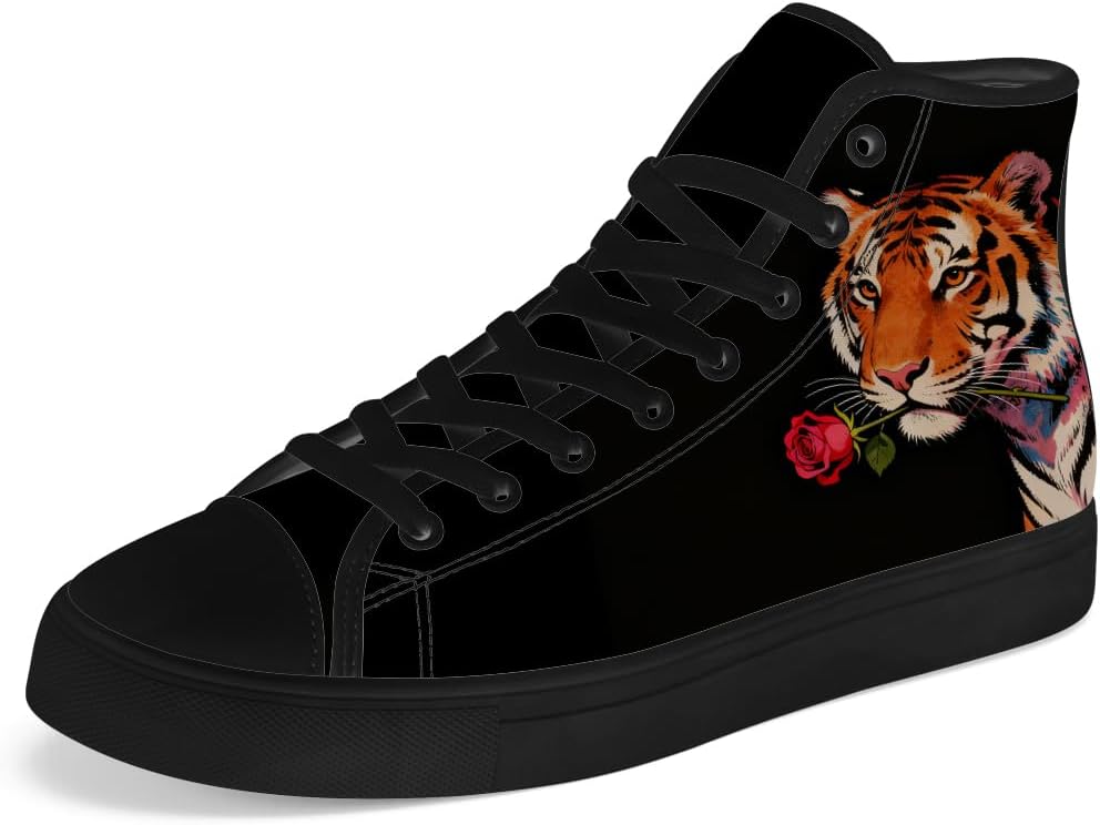 Мужские и женские кроссовки на высокой подошве с тигровым принтом, текстильные, на шнуровке, повседневные, подарок для мужчин и женщин Chebing, черный
Мужские и женские кроссовки на высокой подошве с тигровым принтом, текстильные, на шнуровке, повседневные, подарок для мужчин и женщин Chebing, черный