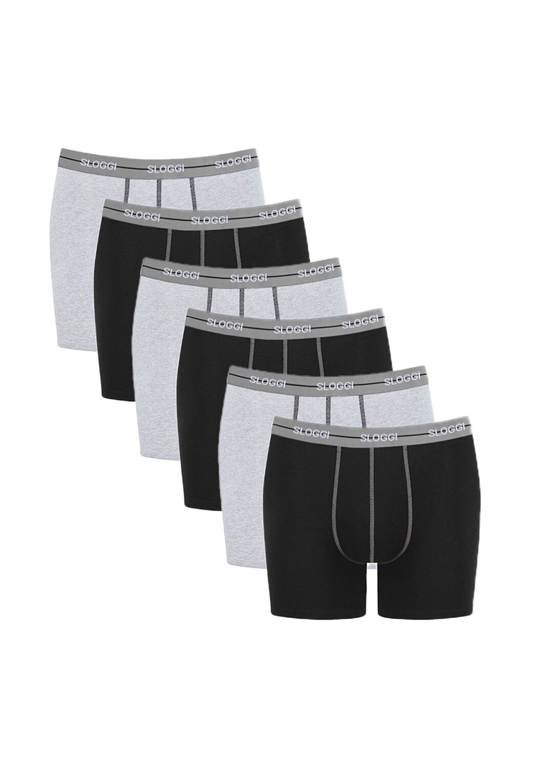 Длинные шорты/брюки, набор из 6 шт., начало sloggi, цвет Grey Combination
Длинные шорты/брюки, набор из 6 шт., начало sloggi, цвет Grey Combination