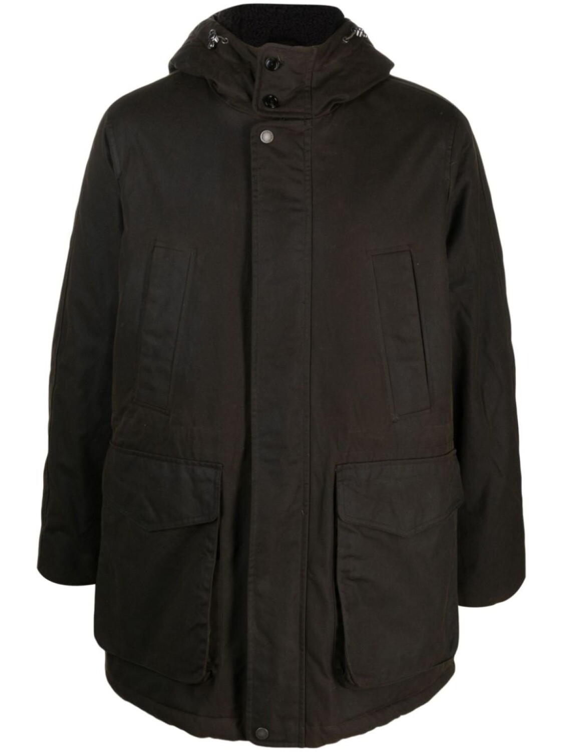 Пальто на кнопках с капюшоном Baracuta, зеленый
Пальто на кнопках с капюшоном Baracuta, зеленый