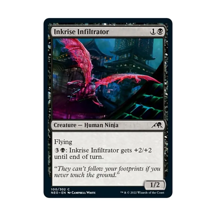 CCG Inkrise Infiltrator (C) (фольга), MTG - Kamigawa : Neon Dynasty
CCG Inkrise Infiltrator (C) (фольга), MTG - Kamigawa : Neon Dynasty