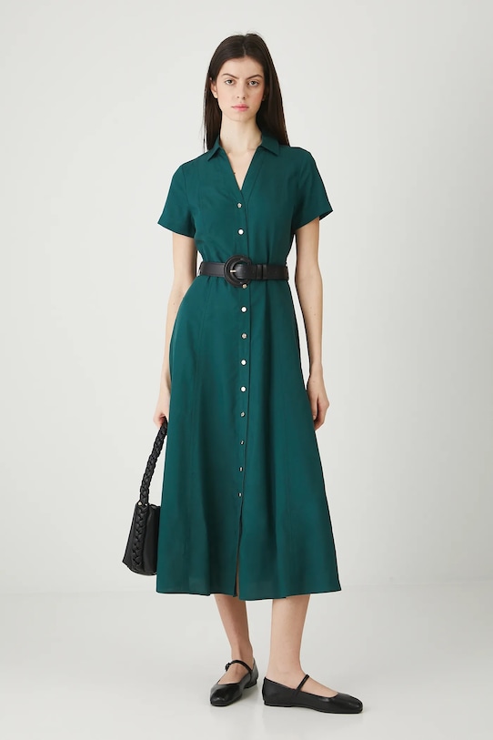 Платье с добавлением льна Medicine, зеленый
Платье с добавлением льна Medicine, зеленый