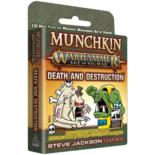 Настольная игра Steve Jackson Games Munchkin Warhammer Age of Sigmar: Death & Destruction Expansion
Настольная игра Steve Jackson Games Munchkin Warhammer Age of Sigmar: Death & Destruction Expansion