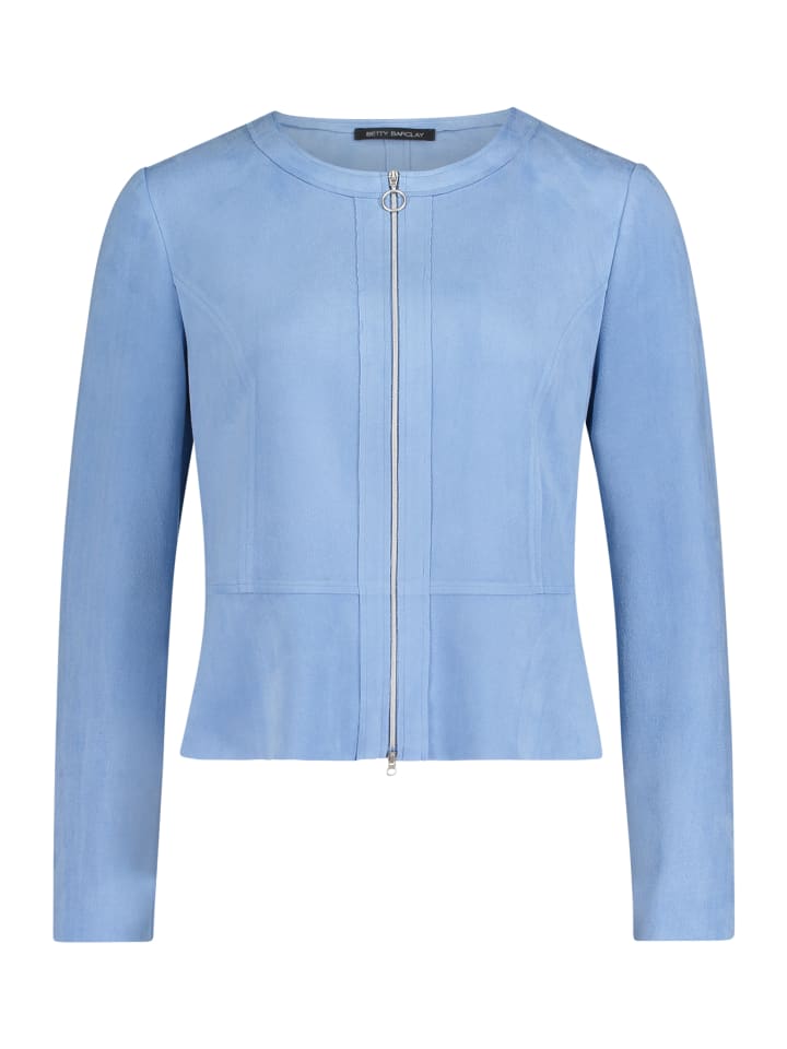 Betty Barclay Короткий пиджак с застежкой-молнией лазурного цвета
Betty Barclay Короткий пиджак с застежкой-молнией лазурного цвета