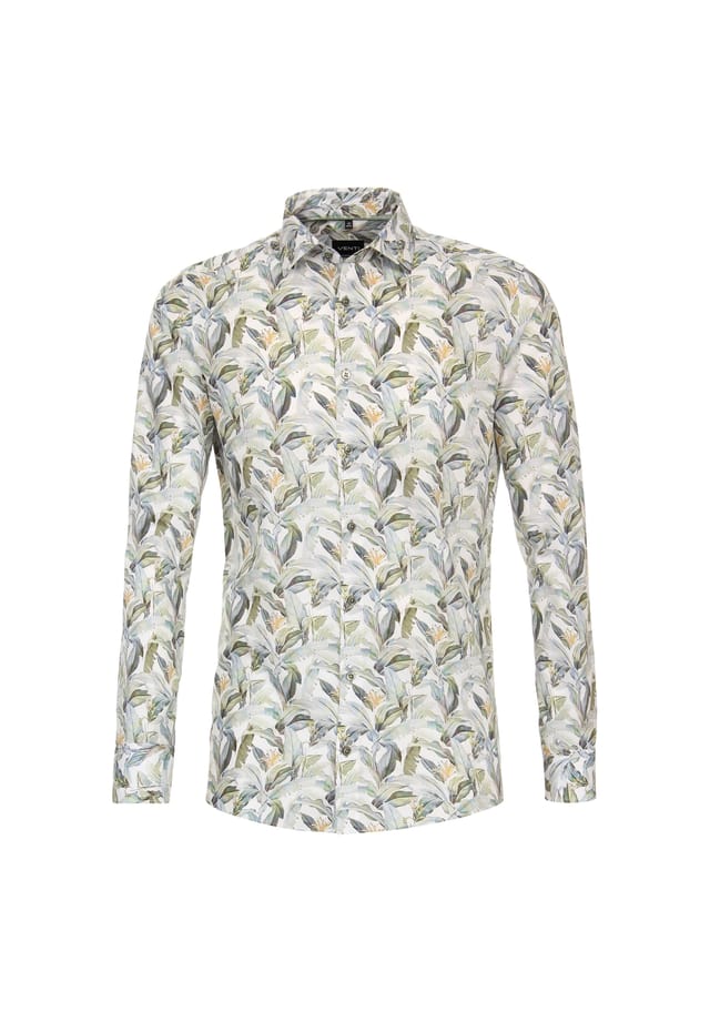 Рубашка с деловым принтом современный крой Venti, зеленый
Рубашка с деловым принтом современный крой Venti, зеленый