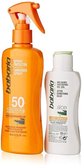 Солнцезащитный спрей, 2 шт. Babaria, Aloe Sun Screen 
Солнцезащитный спрей, 2 шт. Babaria, Aloe Sun Screen