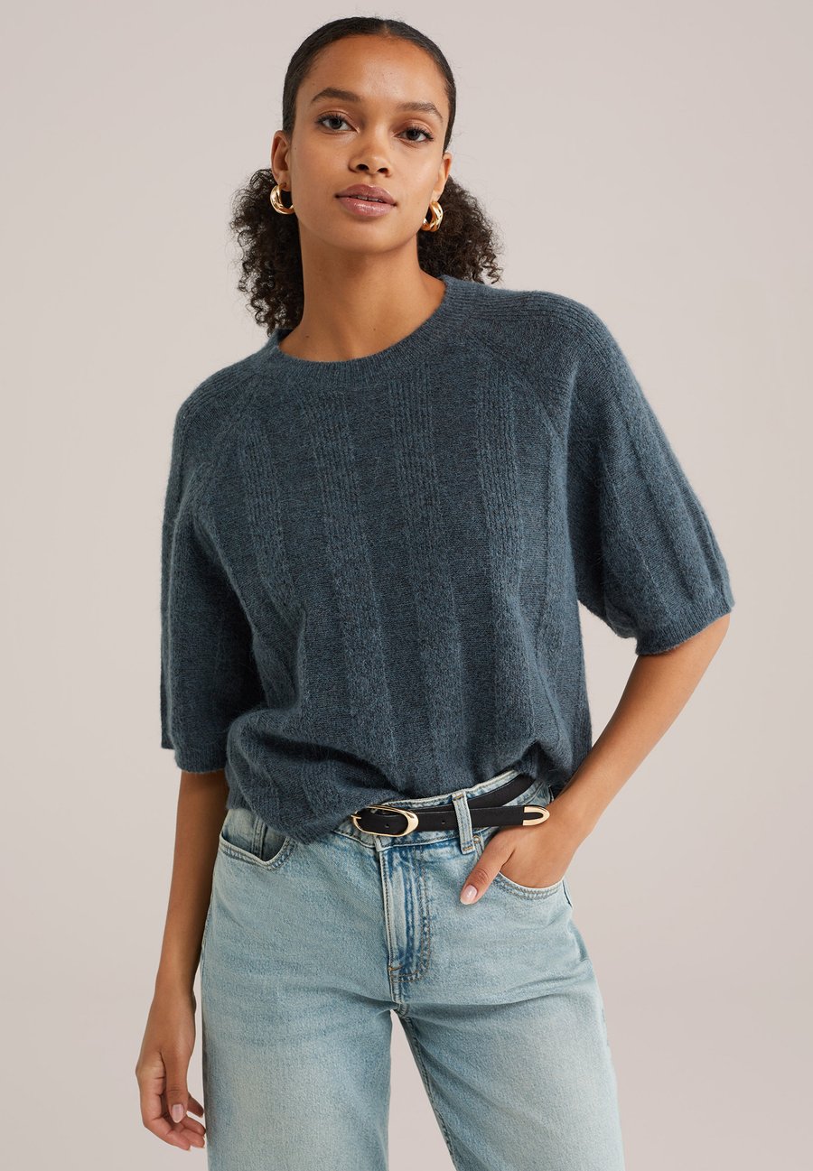 Джемпер WE Fashion Jumper, Green Blue/Selvage Denim
Джемпер WE Fashion Jumper, Green Blue/Selvage Denim