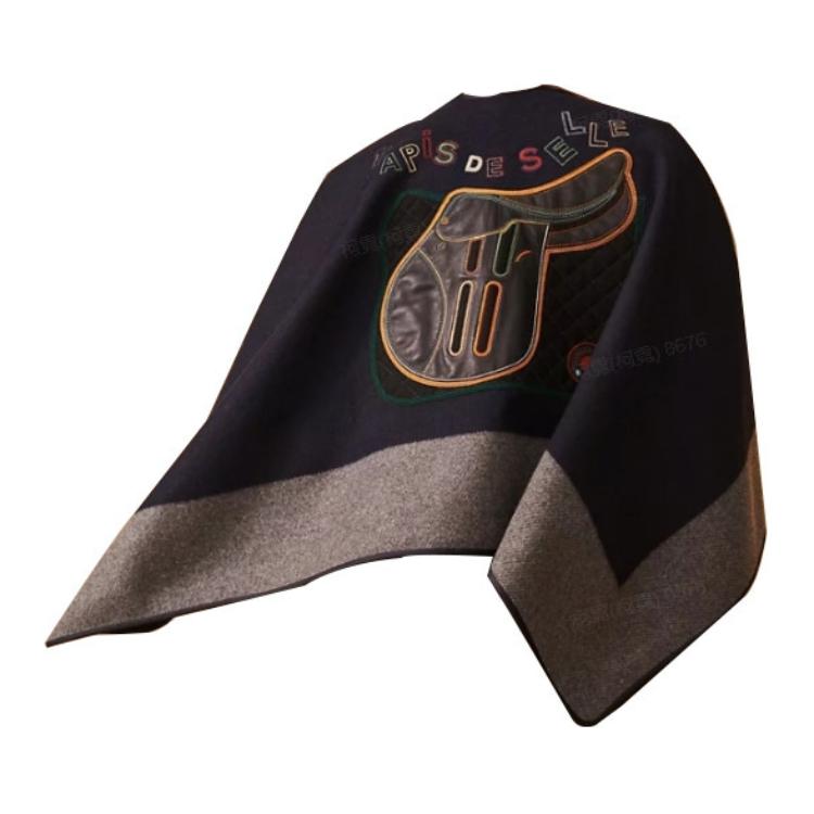 HERMES Женская шаль морской волны, Marine Blue
HERMES Женская шаль морской волны, Marine Blue