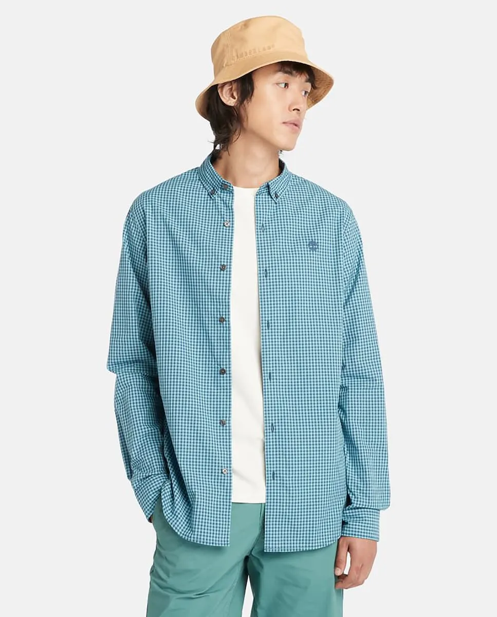 Мужская рубашка прямого кроя с длинными рукавами и принтом в клетку Timberland, синий
Мужская рубашка прямого кроя с длинными рукавами и принтом в клетку Timberland, синий