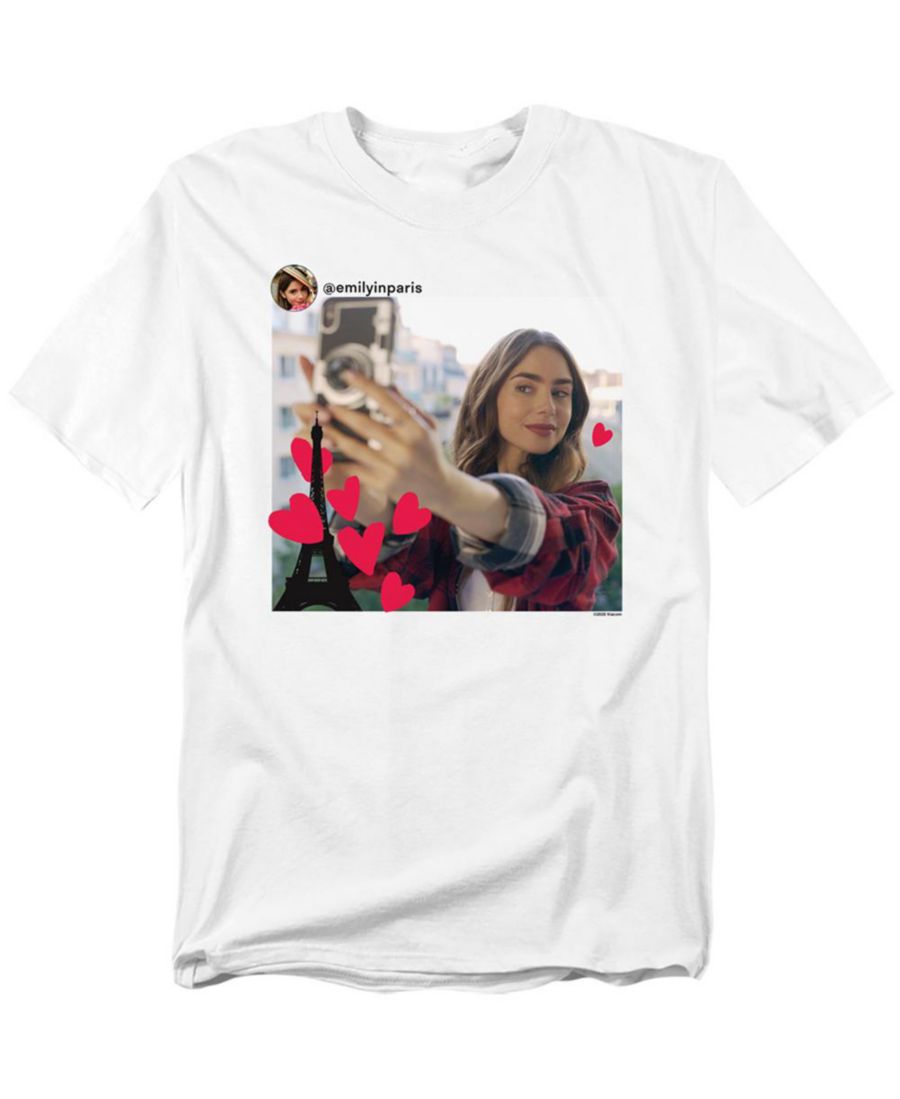 Мужская футболка с селфи Emily in Paris, White, Белый, Мужская футболка с селфи Emily in Paris, White
Мужская футболка с селфи Emily in Paris, White, Белый, Мужская футболка с селфи Emily in Paris, White